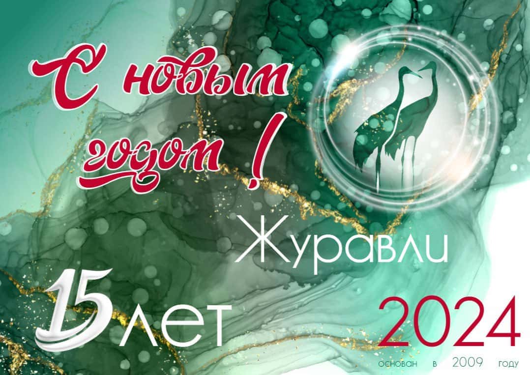 Журавли 2024! С новым годом